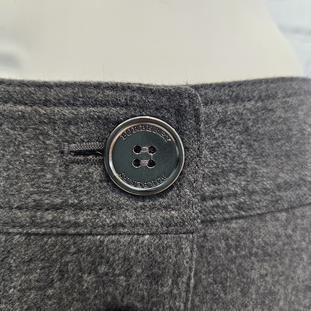 Burberry Gray Wool & Cashmere Pencil Skirt - Picture 5 of 7